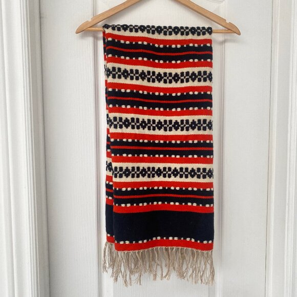 Vintage Other - Vintage Estonian Handwoven Wool Textile - Folk Art Wall Hanging Table Runner